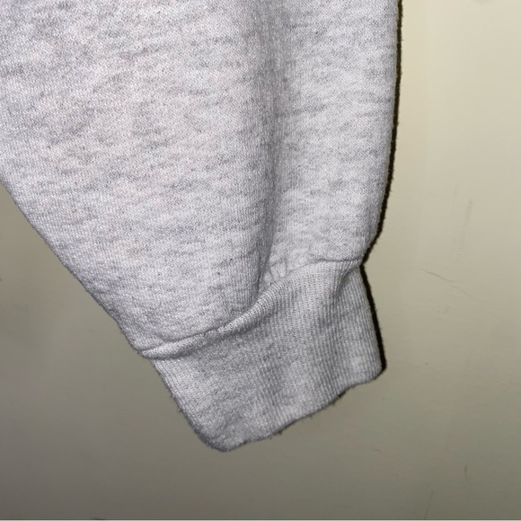 Vintage Large Myrtle Beach Embroidered Lighthouse Pullover Light Gray Sweatshirt - Picture 5 of 8